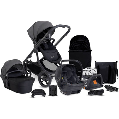 Bambinista-ICANDY-Travel-ICANDY Orange 4 Travel system with COCOON car seat - Jet (Fossil)