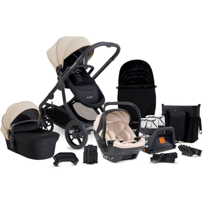 Bambinista-ICANDY-Travel-ICANDY Orange 4 Travel system with COCOON car seat - Jet (Latte)