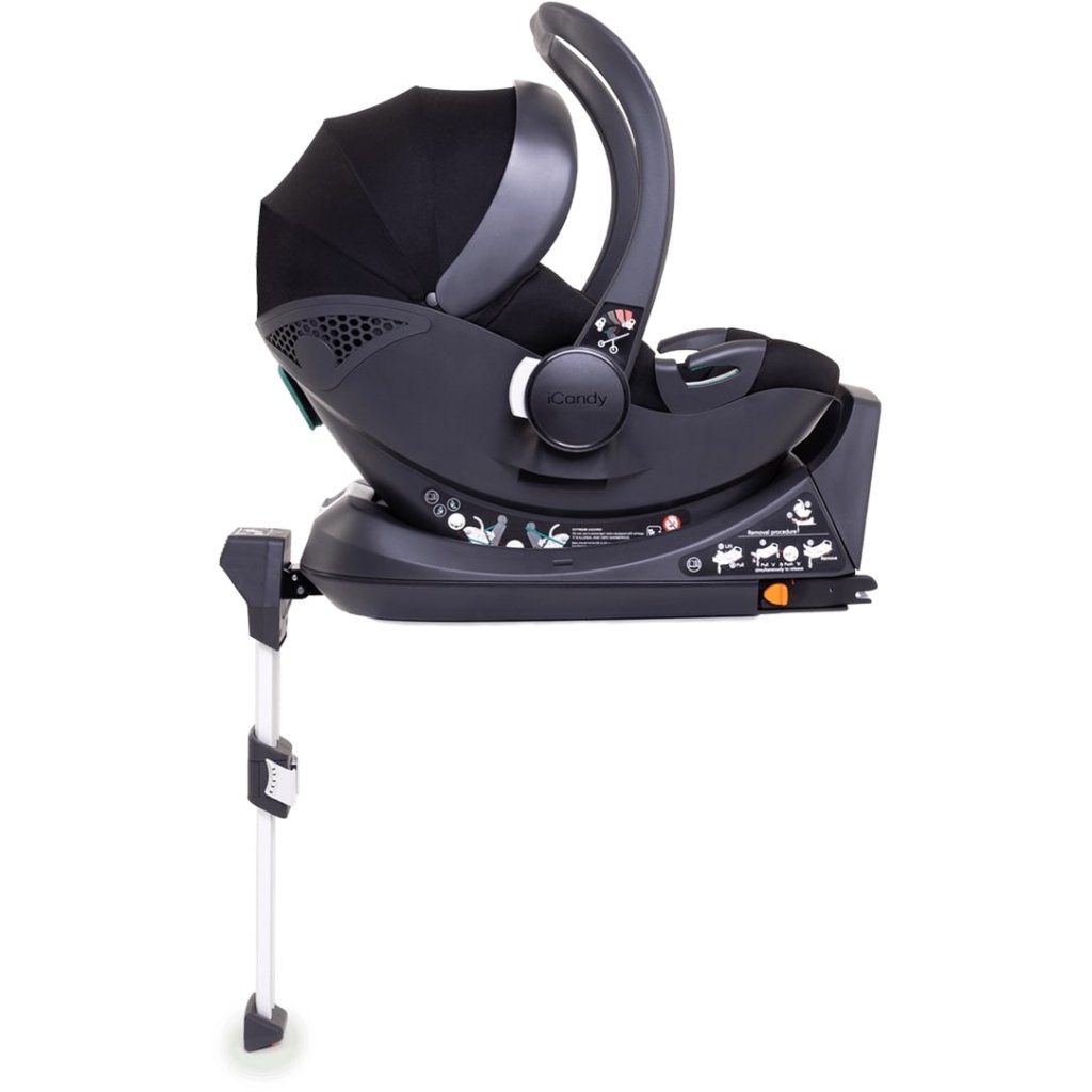 Bambinista-ICANDY-Travel-ICANDY Orange 4 Travel system with COCOON car seat - Jet (Pistachio)