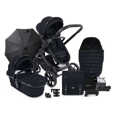 Bambinista-ICANDY-Travel-ICANDY Peach 7 Complete Bundle - Black Edition