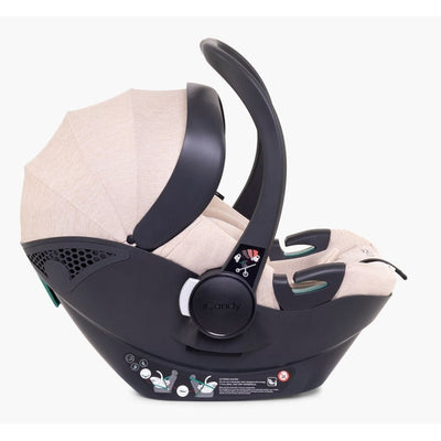 Bambinista-ICANDY-Travel-ICANDY Peach 7 Complete Bundle with Cocoon Car Seat & Base - Biscotti