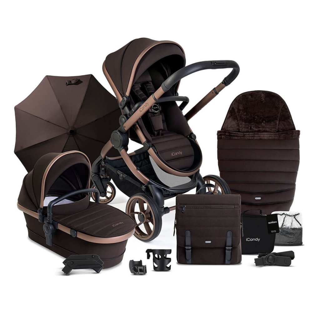 Icandy Complete Travel System Prams ICandy Peach Maxi Cosi Pebble