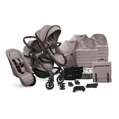 Bambinista - ICANDY - Travel Bundles - ICANDY Peach 7 Double Complete Bundle - Porcini