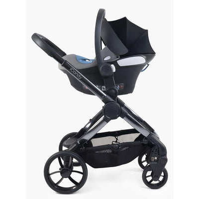 Bambinista-ICANDY-Travel-ICANDY Peach 7 Double Pushchair and Carrycot Combo Set - Truffle