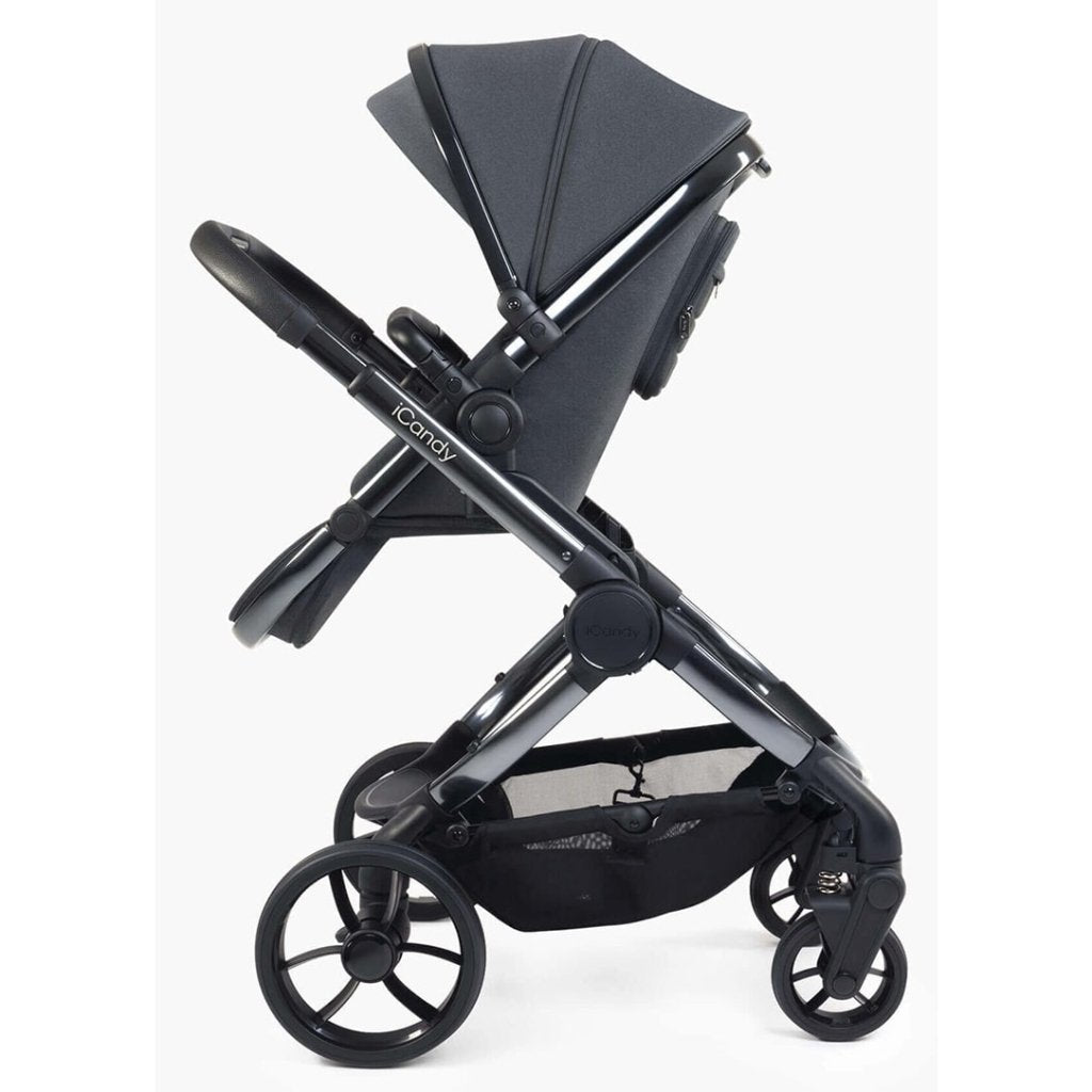 Bambinista-ICANDY-Travel-ICANDY Peach 7 Double Pushchair and Carrycot Combo Set - Truffle