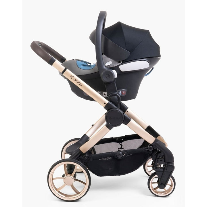 ICANDY Peach Double Pushchair and Carrycot Complete Bundle Set