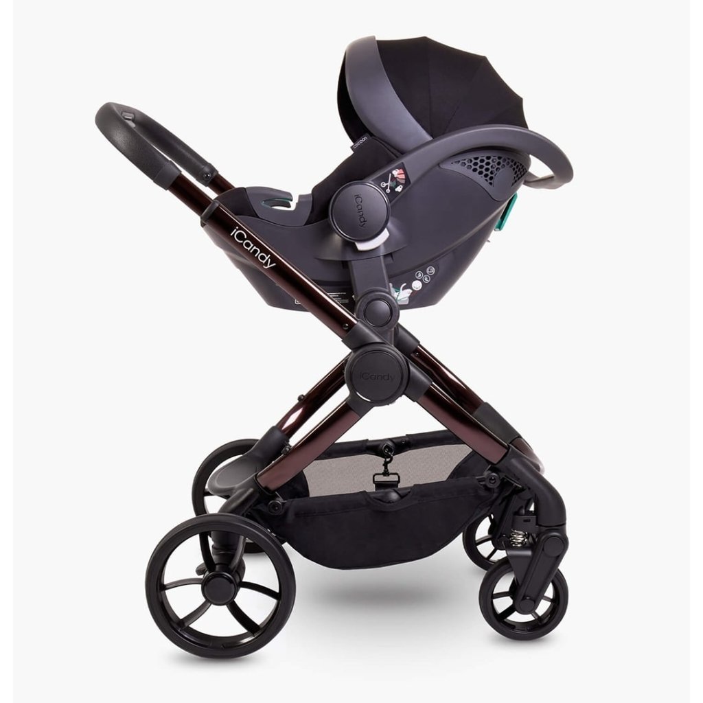 maxi cosi cocoon ICANDY Peach 7 Double with Black Cocoon Car Seat & Base