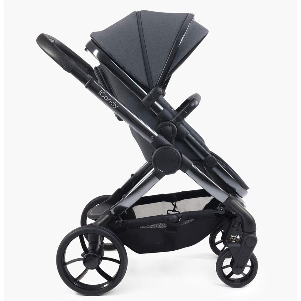 Bambinista-ICANDY-Travel-ICANDY Peach 7 Double with Dark Grey Cocoon Car Seat & Base - Phantom, Dark Grey