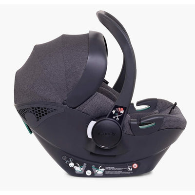 Bambinista-ICANDY-Travel-ICANDY Peach 7 Double with Dark Grey Cocoon Car Seat & Base - Phantom, Dark Grey