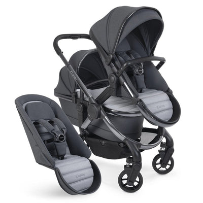Bambinista-ICANDY-Travel-ICANDY Peach 7 Double with Dark Grey Cocoon Car Seat & Base - Truffle
