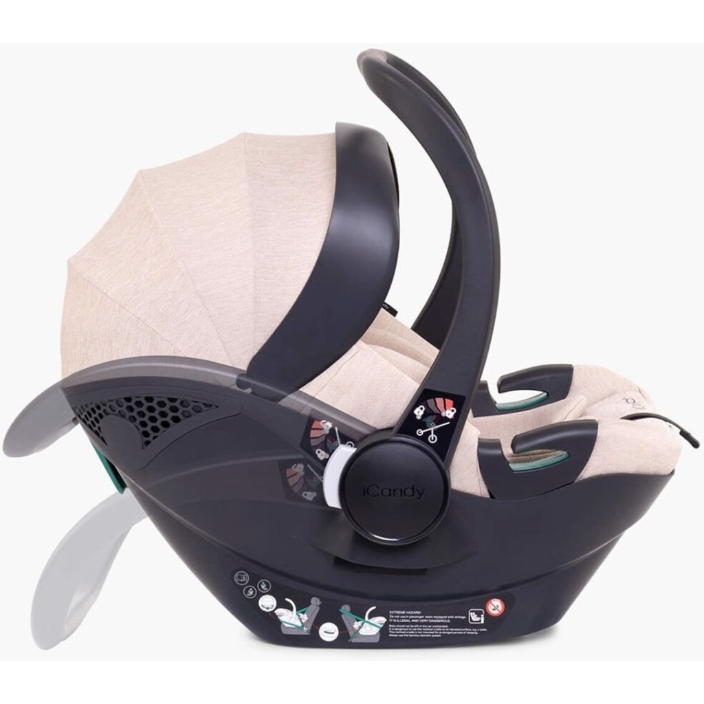 ICANDY Peach 7 Double with Latte Cocoon Car Seat & Base - Blonde