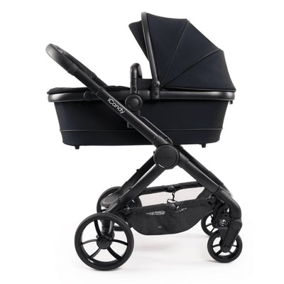 Bambinista-ICANDY-Travel-ICANDY Peach 7 Pushchair and Carrycot Combo Set - Black Edition
