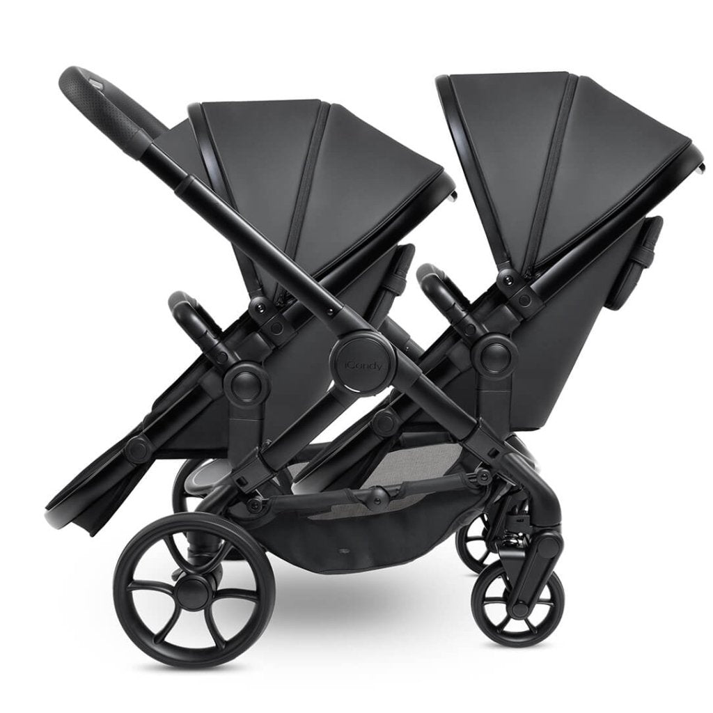 Bambinista - ICANDY - Travel Bundles - iCandy Peach 7 STUDIO Double Complete Bundle - Ultra Matt black