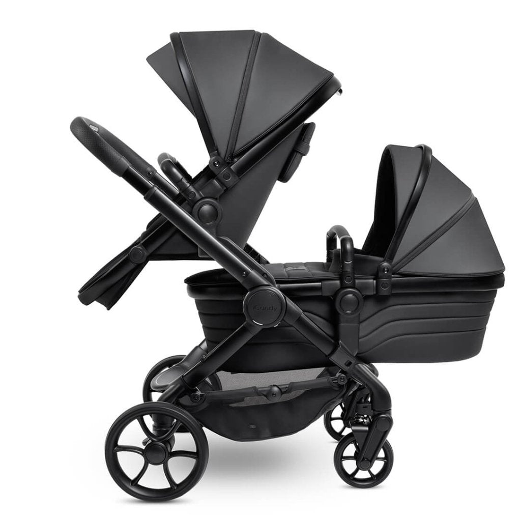 Bambinista - ICANDY - Travel Bundles - iCandy Peach 7 STUDIO Double Complete Bundle - Ultra Matt black
