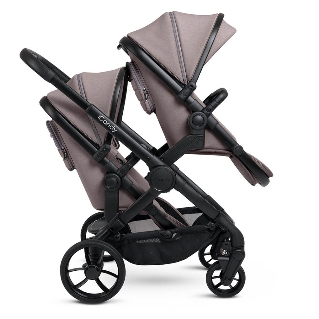 Bambinista - ICANDY - Travel Bundles - ICANDY Peach 7 Twin Combo - Porcini