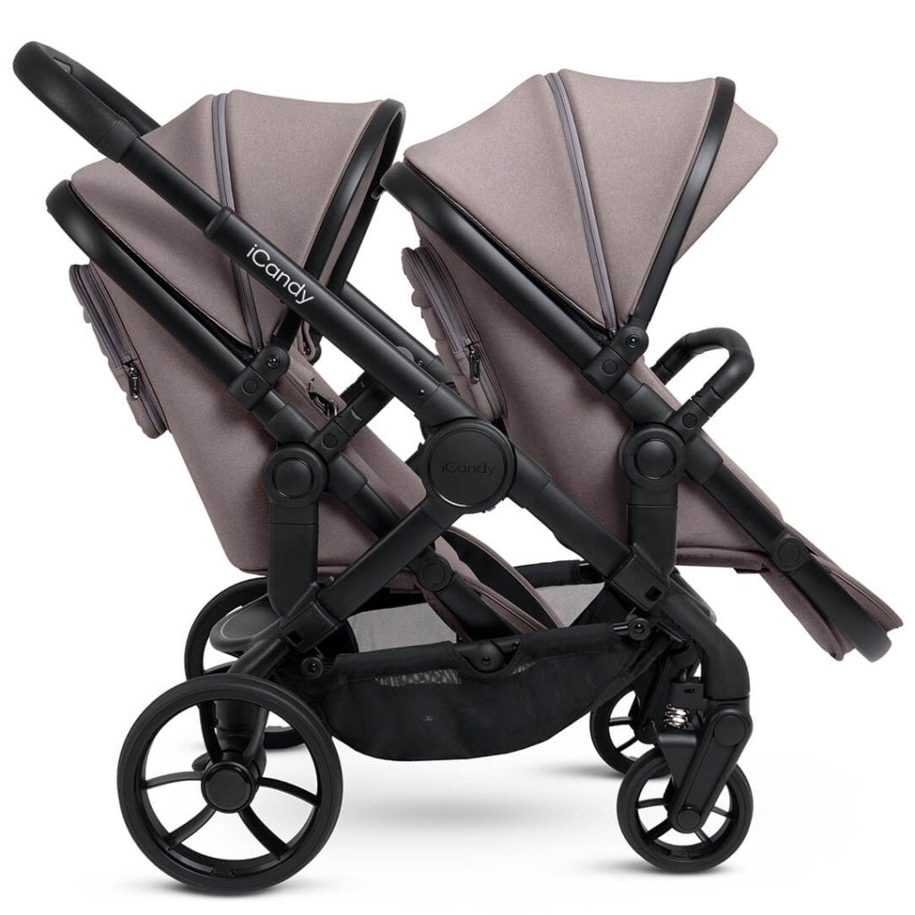 Bambinista - ICANDY - Travel Bundles - ICANDY Peach 7 Twin Complete Bundle - Porcini