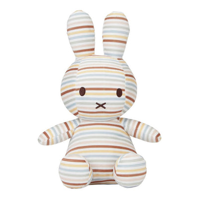Bambinista-LITTLE DUTCH-Toys-LITTLE DUTCH Miffy Cuddle 25 cm All Over - Vintage Sunny Stripes