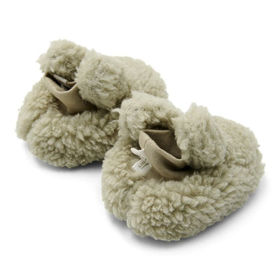 Bambinista - LITTLE DUTCH - LITTLE DUTCH Teddy booties - Soft Green