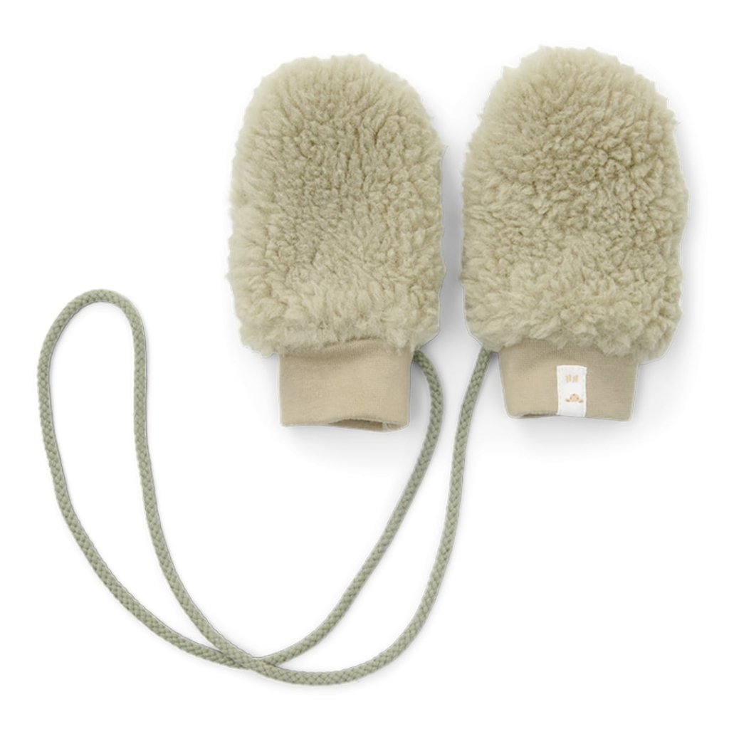 Bambinista - LITTLE DUTCH - LITTLE DUTCH Teddy Mittens - Soft Green