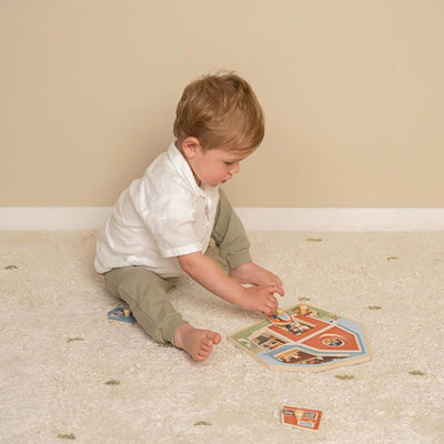 Bambinista - LITTLE DUTCH - LITTLE DUTCH Wooden Puzzle FSC - Little Farm