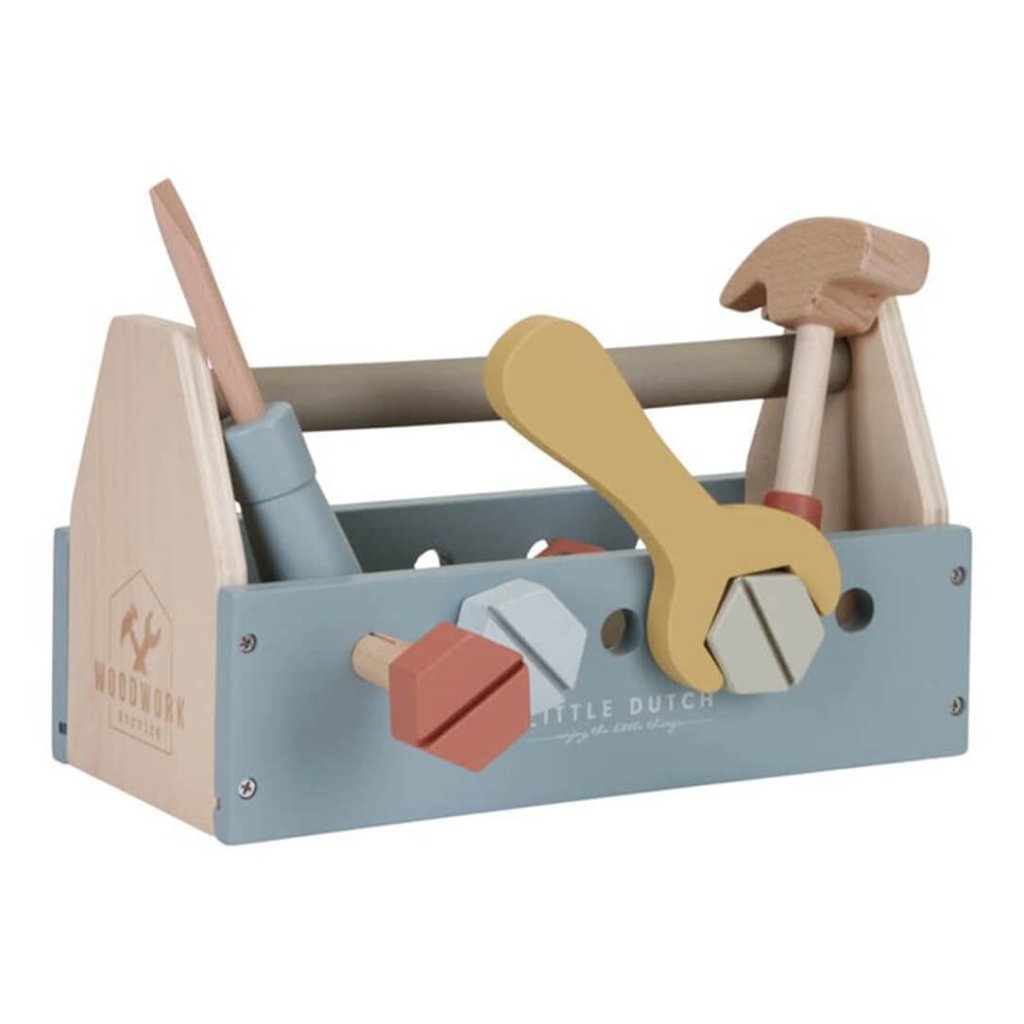 Bambinista - LITTLE DUTCH - Toys - LITTLE DUTCH Wooden Toolbox FSC