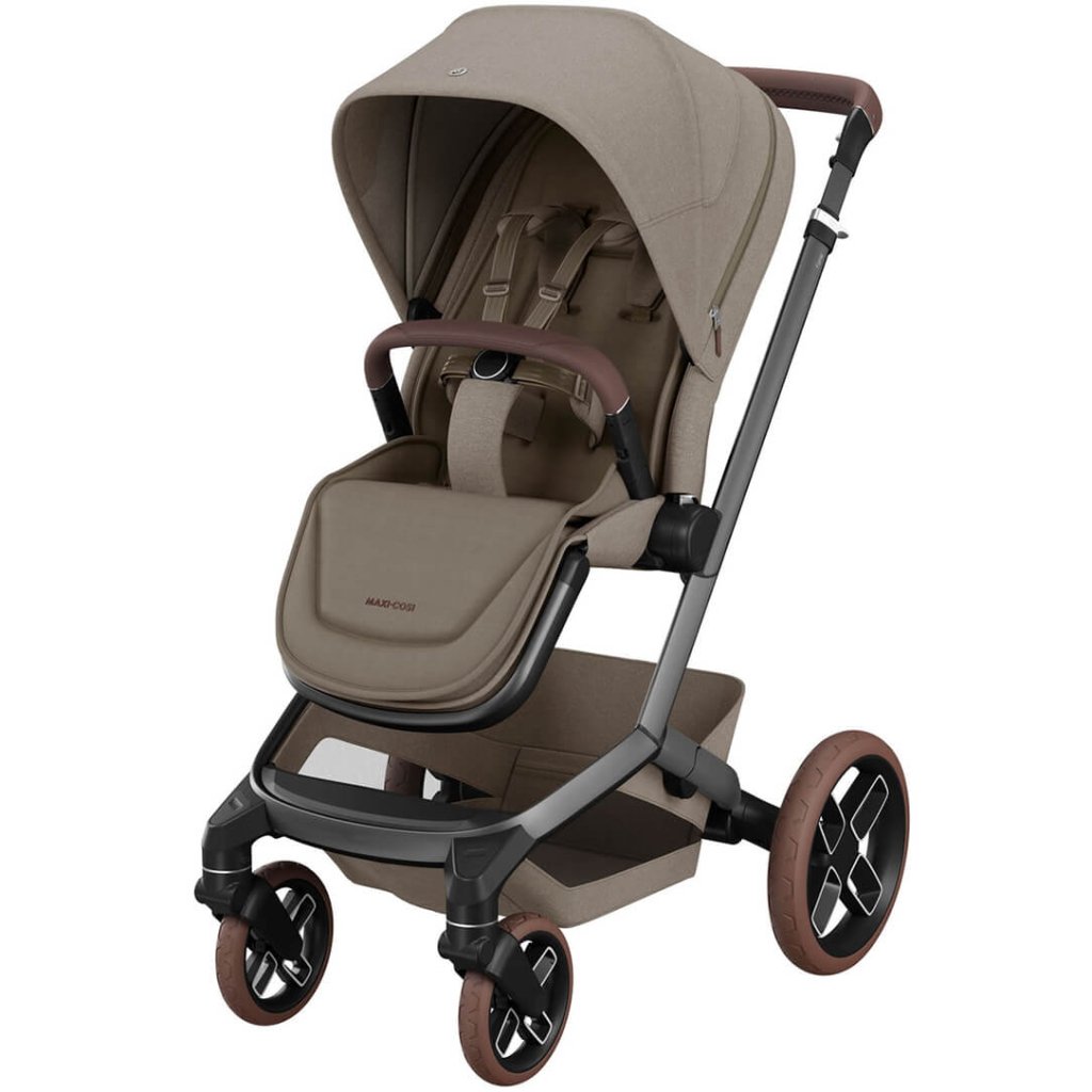 MAXI COSI Fame Pushchair Pebble 360 PRO2 Travel System Twillic Truffle Brown Wheels