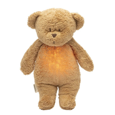 Bambinista - MOONIE - Decor - MOONIE 2.0 - Cappuccino The Organic Humming Bear with Lamp