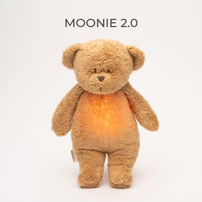 Bambinista - MOONIE - Decor - MOONIE 2.0 - Cappuccino The Organic Humming Bear with Lamp