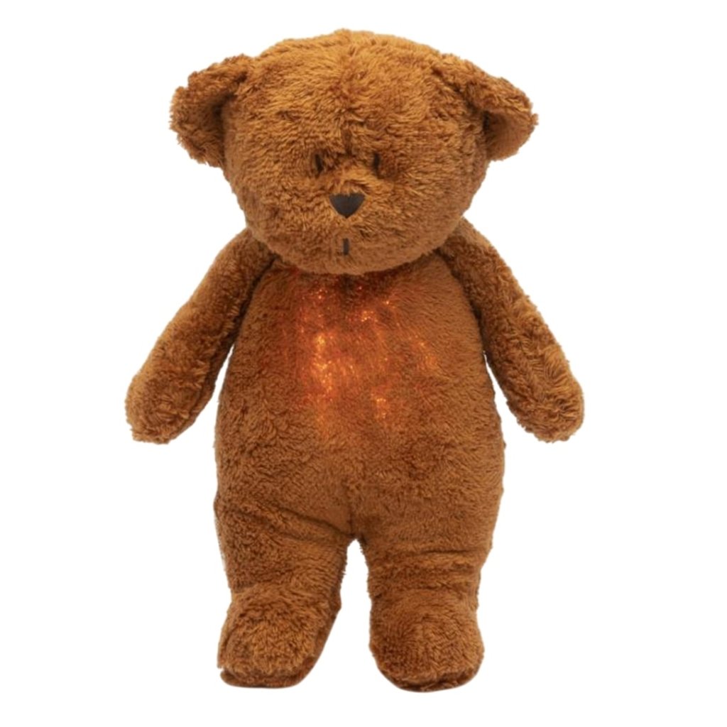 Bambinista - MOONIE - Decor - MOONIE 2.0 - Caramel The Organic Humming Bear with Lamp