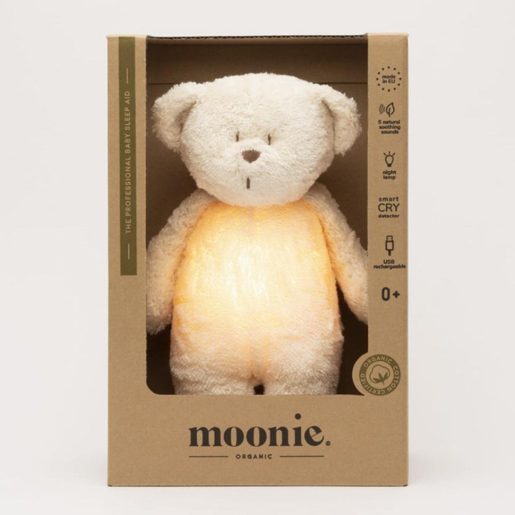 MOONIE Organic Humming Bear Nightlight - Polar 2.0 – Bambinista