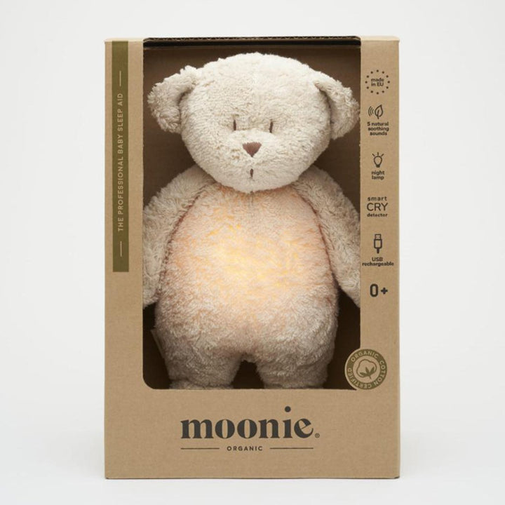 MOONIE 2.0 - Sand The Organic Humming Bear with Lamp – Bambinista