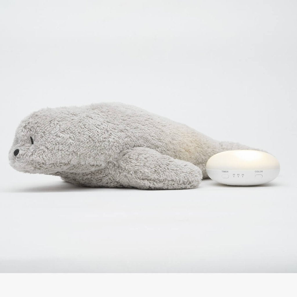 Bambinista - MOONIE - Decor - MOONIE 2.0 - Seal Gray - Organic Humming Seal with A Lamp