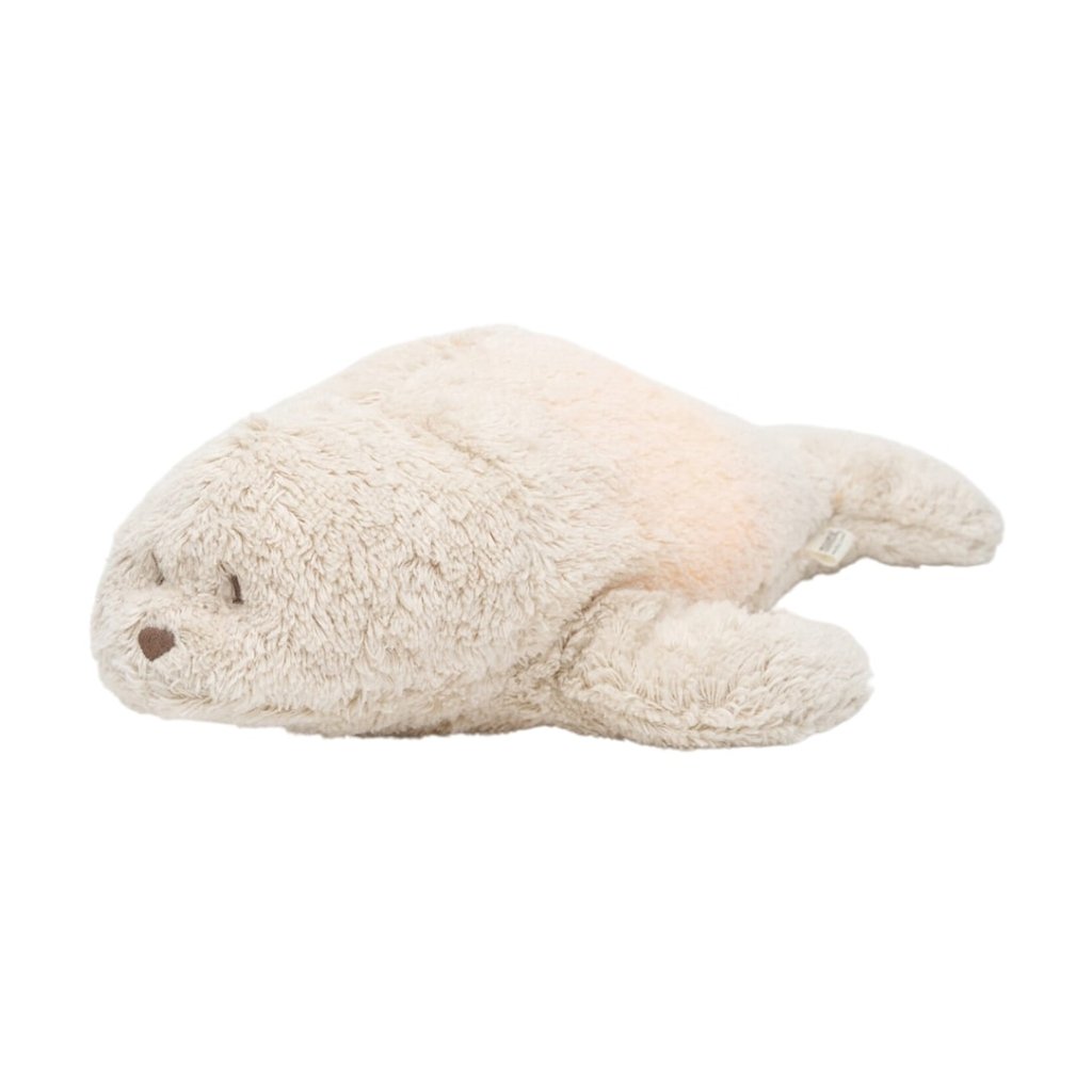 MOONIE Organic Humming Seal with a Nightlight - Sand 2.0 – Bambinista