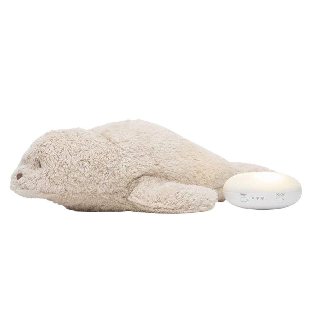 MOONIE Organic Humming Seal with a Nightlight - Sand 2.0 – Bambinista