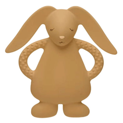 Bambinista - MOONIE - Decor - MOONIE Natural Rubber Teether - Bunny Cappuccino