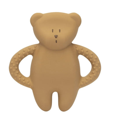 Bambinista - MOONIE - Decor - MOONIE Natural Rubber Teether - Cappuccino