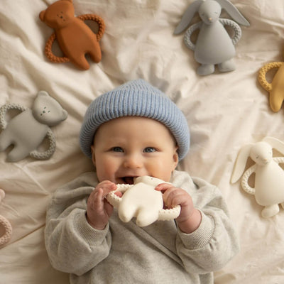 Bambinista - MOONIE - Decor - MOONIE Natural Rubber Teether - Polar
