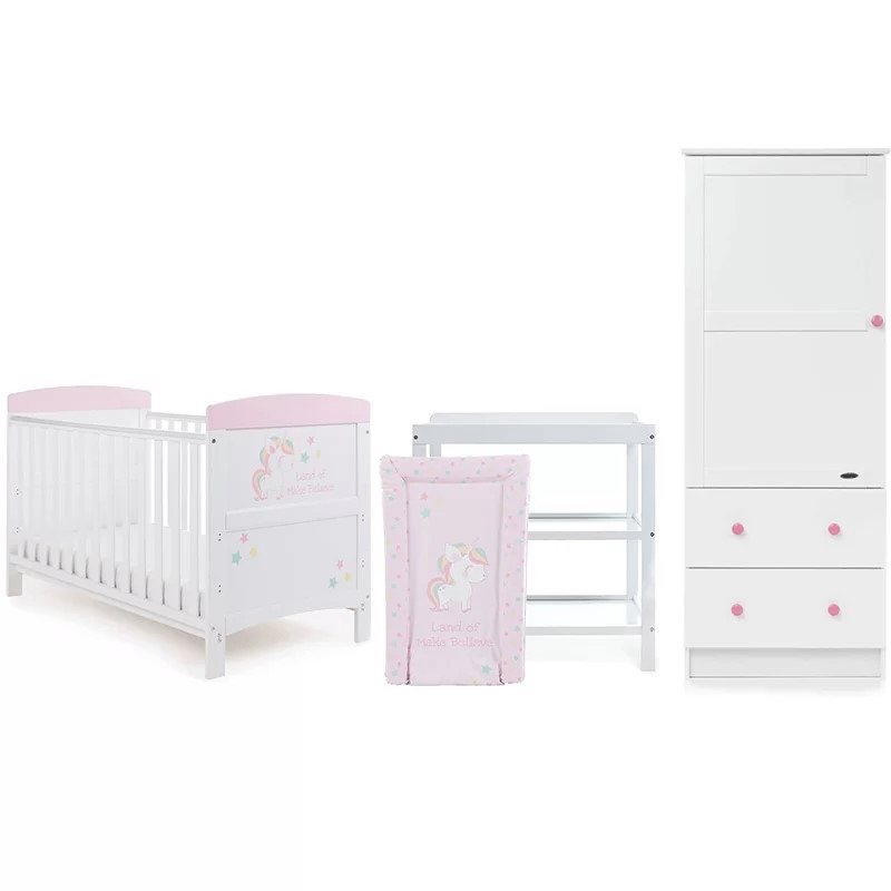 OBABY Grace Inspire 3 Piece Room Set Unicorn