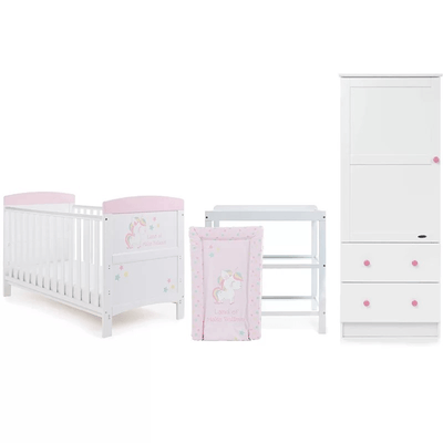 OBABY Grace Inspire 3 Piece Room Set Unicorn