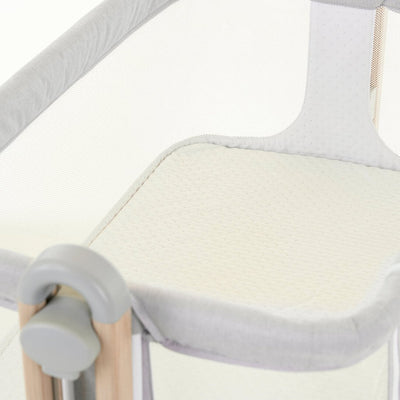 Bambinista - OBABY - Furniture - OBABY Cloud Bedside Crib - Grey