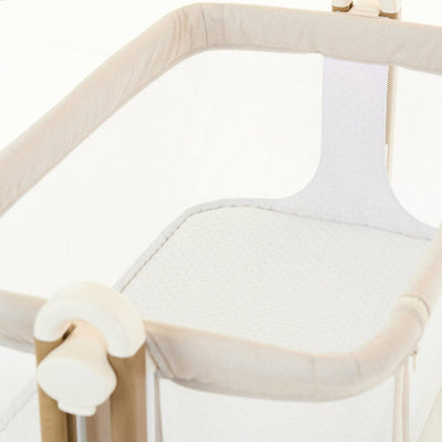 Bambinista - OBABY - Furniture - OBABY Cloud Bedside Crib - Oatmeal