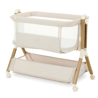Bambinista - OBABY - Furniture - OBABY Cloud Bedside Crib - Oatmeal