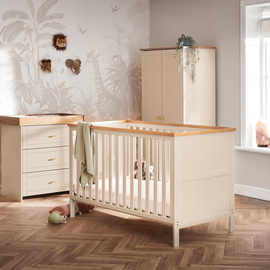 Bambinista - OBABY - Furniture - OBABY Evie 3 Piece Room Set - Cashmere