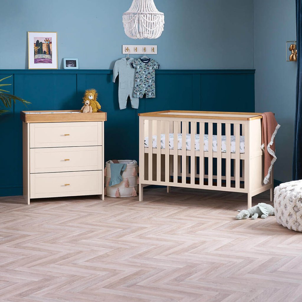 Bambinista - OBABY - Furniture - OBABY Evie Mini 2 Piece Room Set - Cashmere