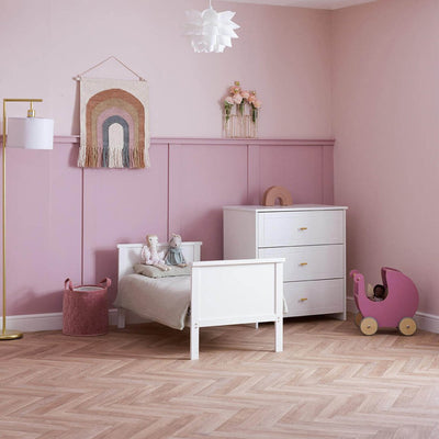 Bambinista - OBABY - Furniture - OBABY Evie Mini 2 Piece Room Set - White