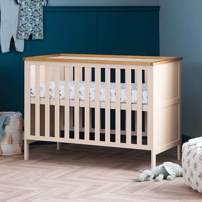 Bambinista - OBABY - Furniture - OBABY Evie Mini Cot Bed - Cashmere
