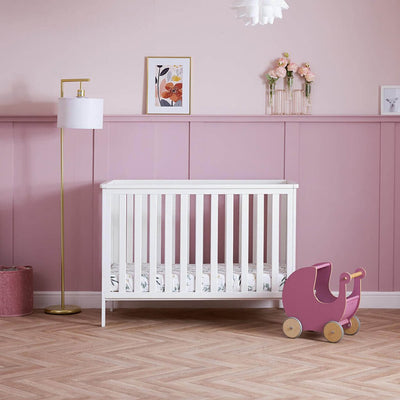 Bambinista - OBABY - Furniture - OBABY Evie Mini Cot Bed - White