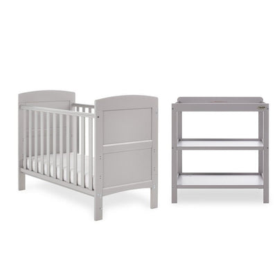 Bambinista - OBABY - Furniture - OBABY Grace Mini 2 Piece Room Set - Warm Grey