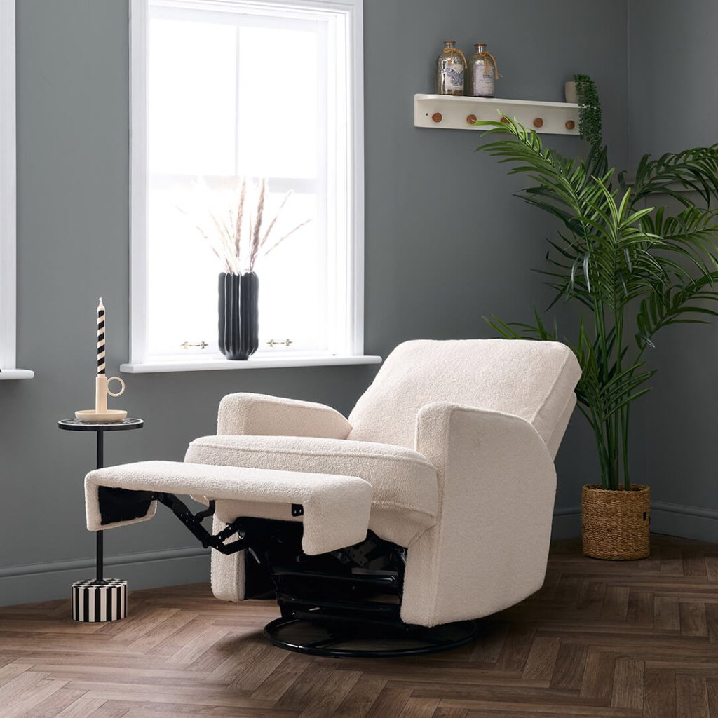 Bambinista - OBABY - Furniture - OBABY Madison Electric Recliner Chair - Ivory
