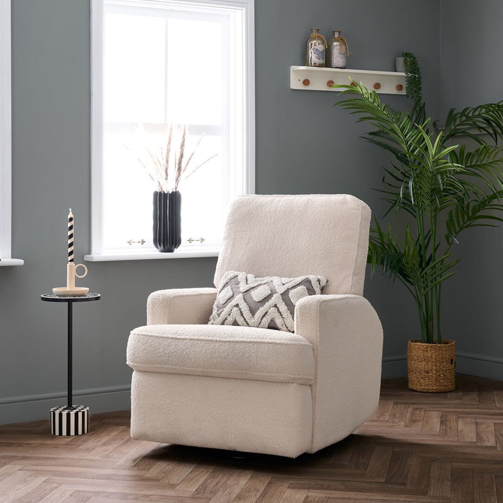 Bambinista - OBABY - Furniture - OBABY Madison Electric Recliner Chair - Ivory
